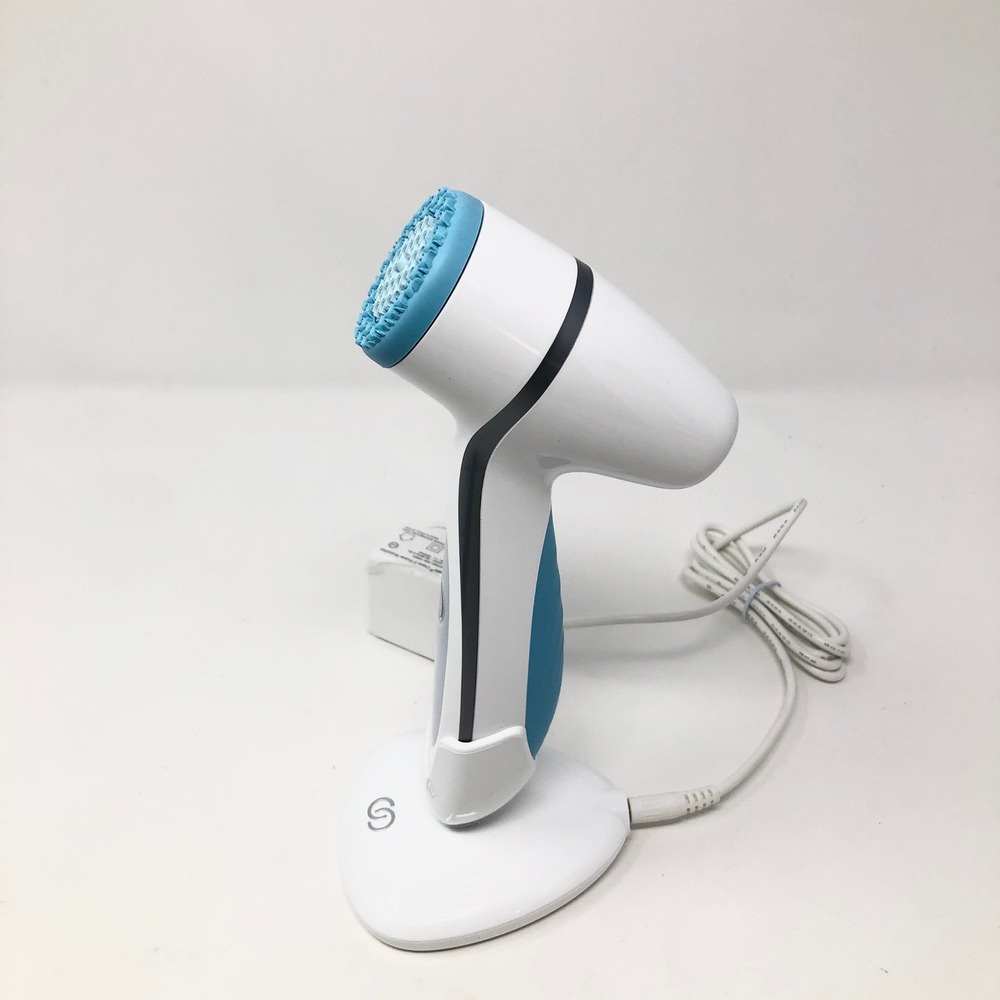Nu Skin ageLOC LumiSpa Facial Cleansing Device White Blue with Charging Base - Picture 3 of 11